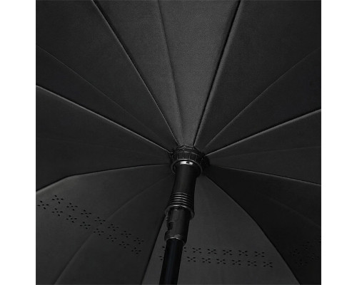 Зонт наоборот Up-Brella 1160 трость обратного сложения Smoke Black