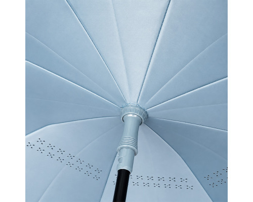 Зонт наоборот Up-Brella 1160 трость обратного сложения Smoke Blue