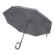 Зонт наоборот Up-Brella 1160 трость обратного сложения Smoke Gray