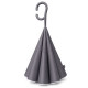 Зонт наоборот Up-Brella 1160 трость обратного сложения Smoke Gray