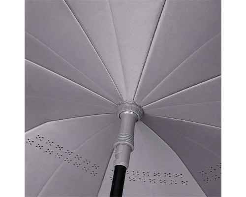 Зонт наоборот Up-Brella 1160 трость обратного сложения Smoke Gray