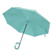 Зонт наоборот Up-Brella 1160 трость обратного сложения Smoke Green