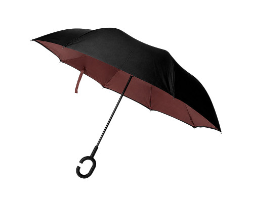 Зонт наоборот Up-Brella Шоколадный