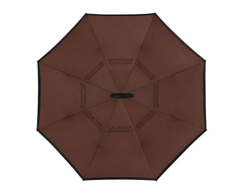 Зонт наоборот Up-Brella Шоколадный