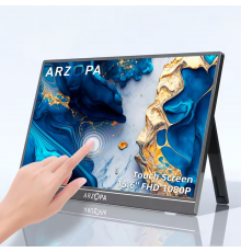 Портативний монітор Arzopa A1T black 15.6" 1920x1080 60 Гц Сенсорний екран