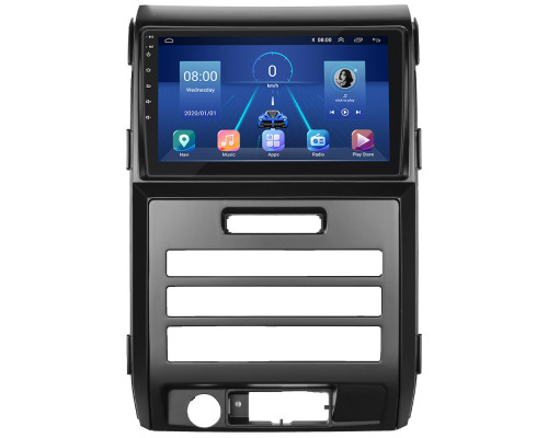 Штатная магнитола Lesko для Ford F-150 XII 2008-2014 экран 9" 2/32Gb Wi-Fi GPS Base