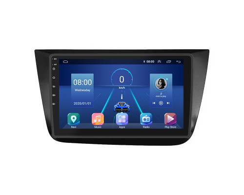 Штатная магнитола Lesko для SEAT Toledo III 2004-2009 экран 9" 6/128Gb 4G Wi-Fi GPS Top