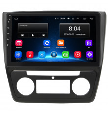 Штатная магнитола Lesko для Skoda Yeti I Рестайлинг type B 2013-2018 экран 10" 2/32Gb Wi-Fi GPS Base