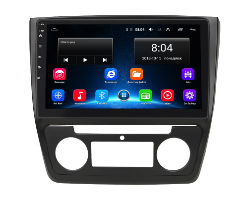 Штатная магнитола Lesko для Skoda Yeti I Рестайлинг type B 2013-2018 экран 10" 2/32Gb Wi-Fi GPS Base