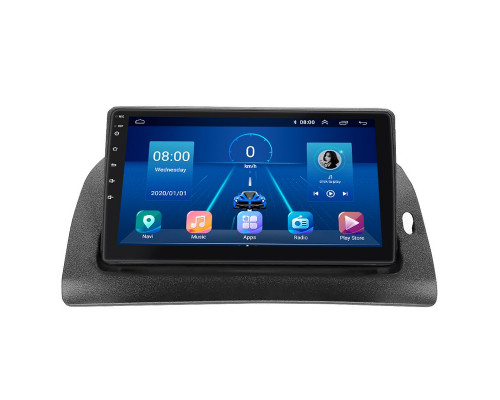 Штатная магнитола Lesko для Renault Kangoo II Рестайлинг 2013-2021 экран 9" 4/32Gb 4G Wi-Fi GPS Top