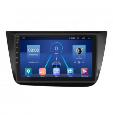 Штатная магнитола Lesko для SEAT Altea I Рестайлинг 2009-2015 экран 9" 4/32Gb 4G Wi-Fi GPS Top
