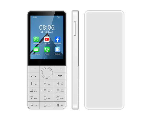 Телефон Uniwa DOOV R77 4G 3/32Gb white Russian Keyboard