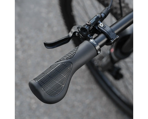 Анатомические грипсы велосипедные West Biking YP0804086 ручки для велосипеда Black
