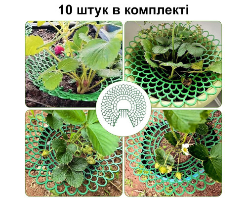 Опора для клубники CMJ-DH10 подставка для ягод садовая подставка для растений d=31 см 10 шт
