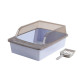 Туалет для кошек с лопаткой Taotaopets 263303 кошачий лоток Blue