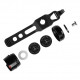 Фонарь велосипедный West Biking 0701215 габаритный Black