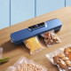 Кухонный вакуумный упаковщик HB-501 для пищевых продуктов упаковщик еды Dark Blue