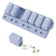 Таблетница ZS-POZ7 органайзер для таблеток 7 ячеек на 7 дней Light Blue