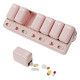 Таблетница ZS-POZ7 органайзер для таблеток 7 ячеек на 7 дней Light Pink
