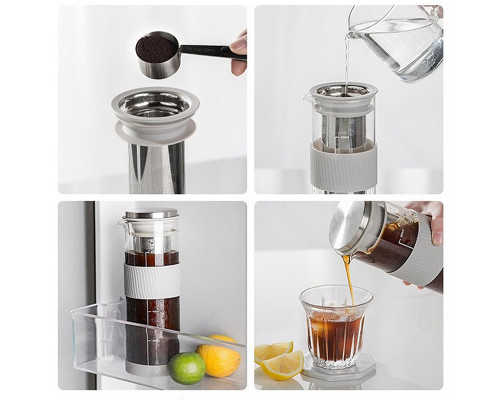 Бутылка для холодной заварки кофе Choxila 11902 Fresh Ice Drip Coffee Maker для холодного кофе колд брю 800 мл