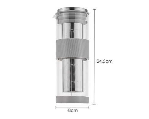 Бутылка для холодной заварки кофе Choxila 11902 Fresh Ice Drip Coffee Maker для холодного кофе колд брю 800 мл