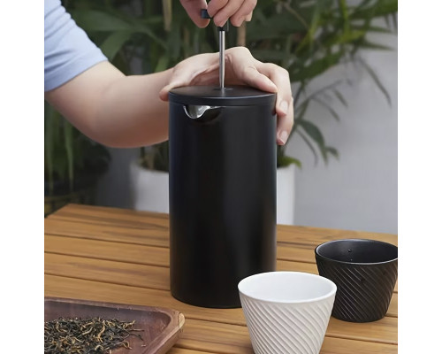 Кофейный заварник френч-прес Choxila 12256 1000 мл Black