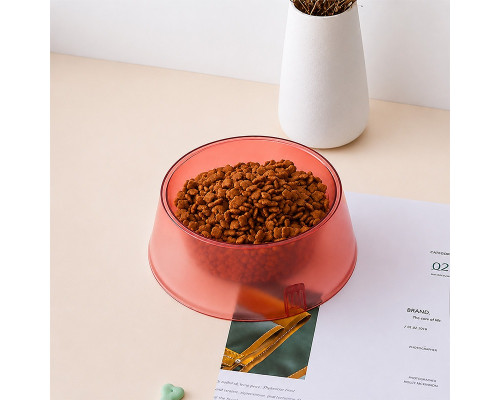 Миска для собак котов Taotaopets 07A6601 пластиковая Red 15 см