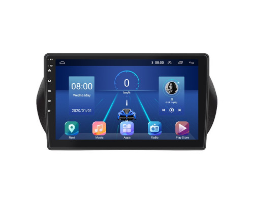 Штатная магнитола Lesko для Fiat Qubo I Рестайлинг 2016-2019 экран 10" 6/128Gb 4G Wi-Fi GPS Top