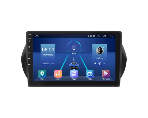 Штатная магнитола Lesko для Peugeot Bipper  2008-2018 экран 10" 6/128Gb 4G Wi-Fi GPS Top