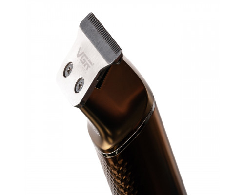 Тример для стрижки VGR з насадками та USB, золото HP-V-986