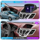 Штатная магнитола Lesko для Ford Fiesta Mk6 2008-2013 экран 9" 1/16Gb Wi-Fi GPS Base