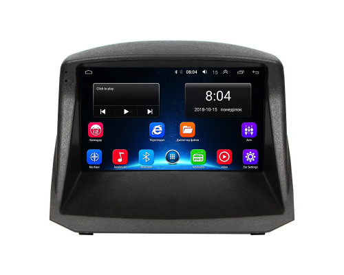 Штатная магнитола Lesko для Ford Fiesta Mk6 2008-2013 экран 9" 2/32Gb Wi-Fi GPS Base