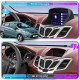 Штатная магнитола Lesko для Ford Fiesta Mk6 2008-2013 экран 9" 2/32Gb Wi-Fi GPS Base