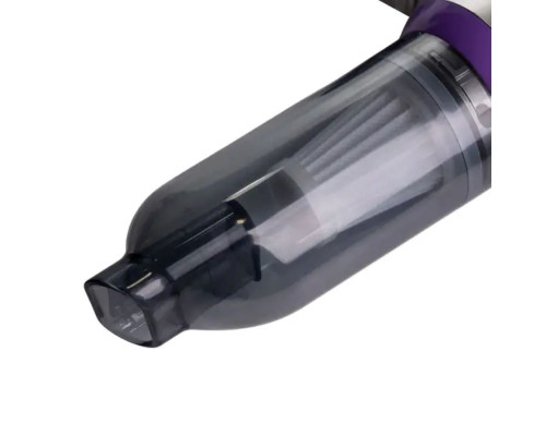Автомобільний мініпилосос акумуляторний 6000 мА·год бездротовий Сірий HP-11-6703BSV