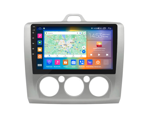 Штатная магнитола Lesko для Ford Focus II (North America) 2007-2010 экран 9" 4/64Gb CarPlay 4G Wi-Fi GPS Prime