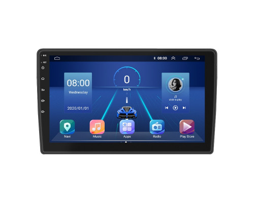 Штатная магнитола Lesko для Citroen Berlingo II 2008-2012 экран 9" 4/64Gb 4G Wi-Fi GPS Top