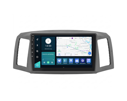 Штатная магнитола Lesko для Jeep Grand Cherokee 2005-2007 экран 10" 6/128Gb 4G Wi-Fi GPS Top