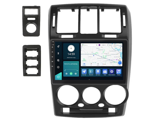 Штатная магнитола Lesko для Hyundai Getz I 2002-2005 экран 9" 4/32Gb 4G Wi-Fi GPS Top