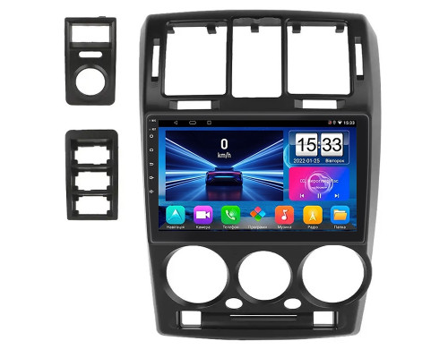 Штатная магнитола Lesko для Hyundai Getz I 2002-2005 экран 9" 1/16Gb Wi-Fi GPS Base