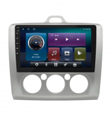 Штатная магнитола Lesko для Ford Focus II (North America) 2007-2010 экран 9" 4/64Gb 4G Wi-Fi GPS Top