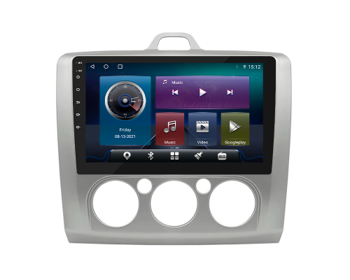 Штатная магнитола Lesko для Ford Focus II (North America) 2007-2010 экран 9" 4/64Gb 4G Wi-Fi GPS Top