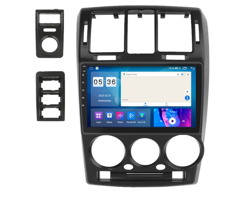 Штатная магнитола Lesko для Hyundai Getz I 2002-2005 экран 9" 2/32Gb CarPlay 4G Wi-Fi GPS Prime
