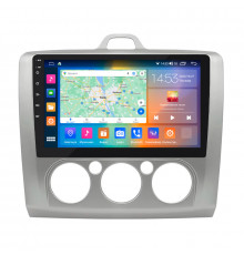 Штатная магнитола Lesko для Ford Focus II Рестайлинг 2007-2011 экран 9" 4/64Gb CarPlay 4G Wi-Fi GPS Prime