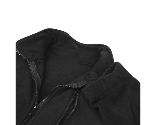 Тактическая кофта A162 теплая флисовая Black L