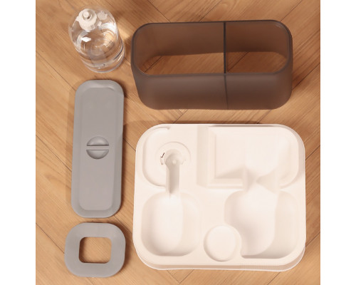 Миска для кошек собак с автоматической поилкой и кормом Taotaopets 193306 Beige