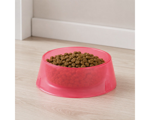 Миска для собак котов Taotaopets 07A6601 пластиковая Red 21 см