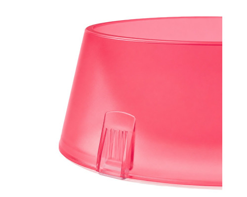 Миска для собак котов Taotaopets 07A6601 пластиковая Red 21 см