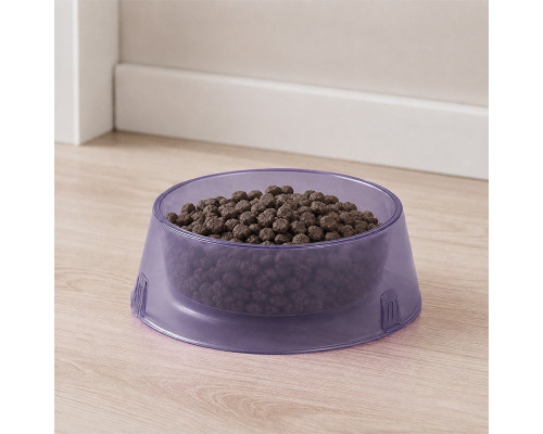 Миска для собак котов Taotaopets 07A6601 пластиковая Violet 21 см