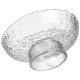Фруктовниця на ніжці Ice Textured 20 см з крижаною текстурою скла Yiwu HP-34-89
