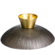 Фруктовниця скляна "Gold & Grey" 24 см на золотій ніжці Yiwu HP-34-118